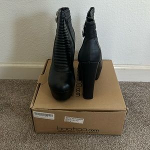 Boohoo heel booties